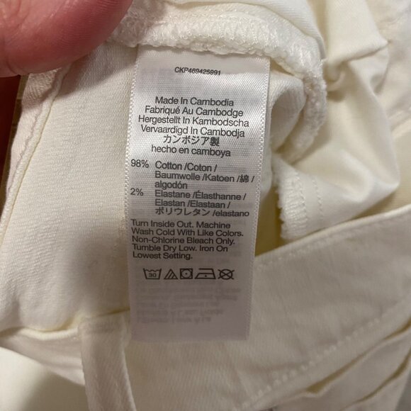 Madewell The Perfect Vintage White Jean Size 28 NWT - Picture 8 of 11